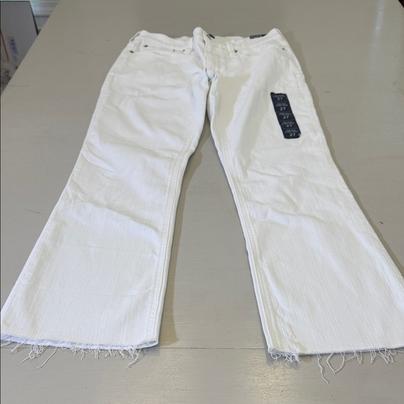 J Crew Flare crop white jean in signature stretch Size 27 - Picture 4 of 13
